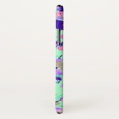 Bloemen bloemmotief paarse roze waterverf blauwgro Case-Mate iPhone case (Achterkant / rechts)