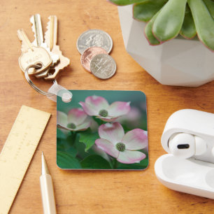 Bloemen Bloesems van de Amerikaanse kornoelje Sleutelhanger