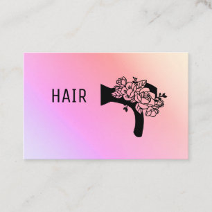*~* Bloemen Blow Haardroger Bloemen Pastel AP6 Visitekaartje