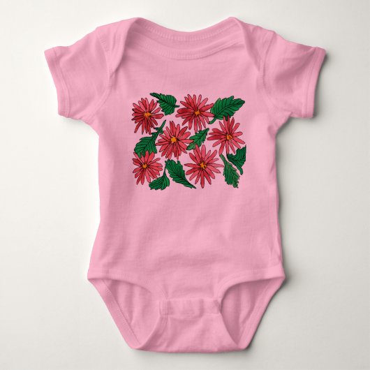 Bloemen Body Suit Romper (Voorkant)