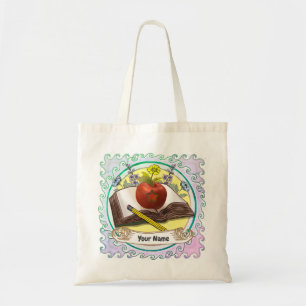 Bloemen Boek Docent Canvas tas