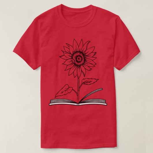Bloemen Boeken 8 T-shirt (Design voorkant)