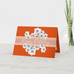 Bloemen Boeket Daffodil Bloemen Chic Girl Verjaard Kaart
