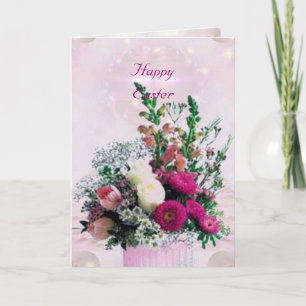 Bloemen Boeket Paas Kaart