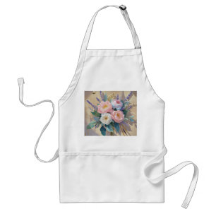 Bloemen Boeket pioenen lavendel Standaard Schort