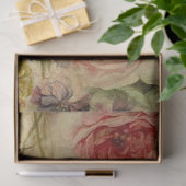 Bloemen  Boeket Script Ephemera Decoupage 2 Tissuepapier (Geschenk)