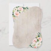 Bloemen Boho Teepee Chic Arrows Tribal Baby shower Kaart (Achterkant)