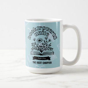 Bloemen "Booktroverts Unite" Koffiemok