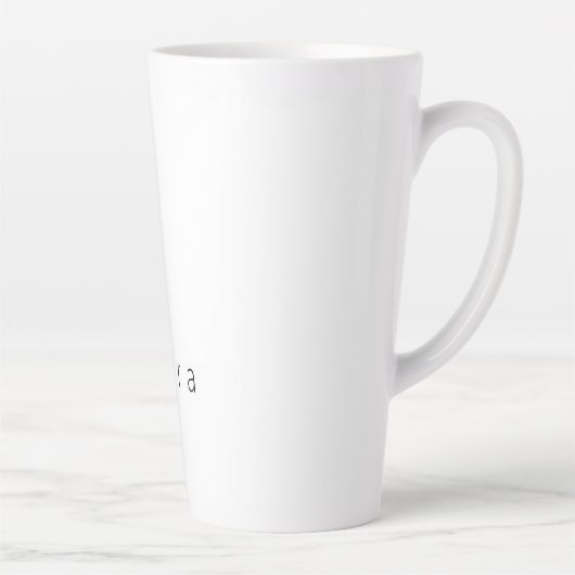 Bloemen Botanisch Monogram "K" Aangepaste tekst El Latte Mok (Rechts)