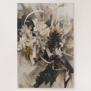Bloemen Botanische Abstracte Kunst Legpuzzel