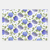 Bloemen botanische kunst patroon inpakpapier vel (Voorkant)