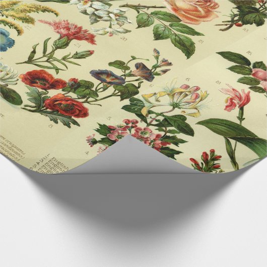  Bloemen Botanische producten Cadeaupapier (Hoek)