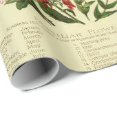  Bloemen Botanische producten Cadeaupapier (Rol Hoek)