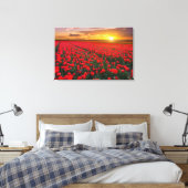 Bloemen | Botanische tuin Holland Canvas Afdruk (Insitu (Slaapkamer))