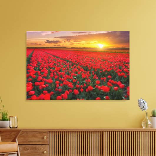 Bloemen | Botanische tuin Holland Canvas Afdruk (Insitu (Woonkamer))