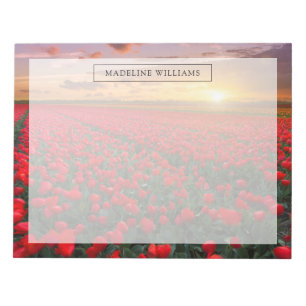 Bloemen   Botanische tuin Holland Notitieblok