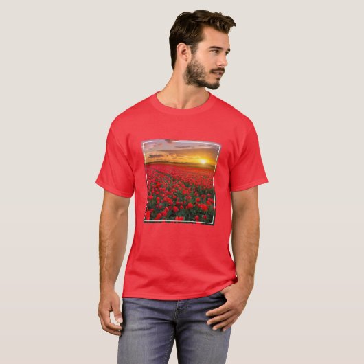 Bloemen | Botanische tuin Holland T-shirt (Voorkant volledig)