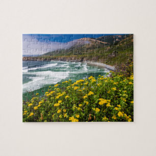 Bloemen boven Sand Dollar Beach Legpuzzel