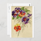 Bloemen Briefkaart (Voorkant / Achterkant)