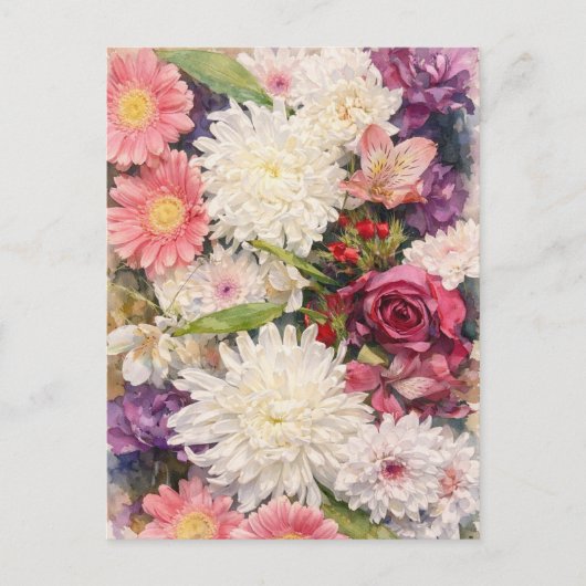 Bloemen Briefkaart (Voorkant)