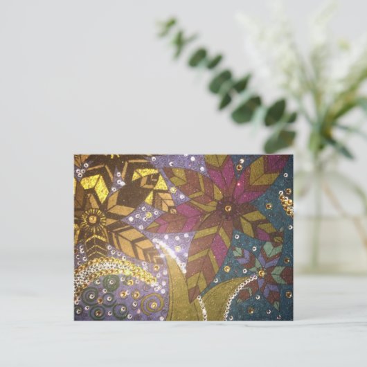 Bloemen Briefkaart (Staand voorkant)