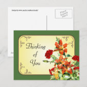 bloemen briefkaarten (Voorkant / Achterkant)