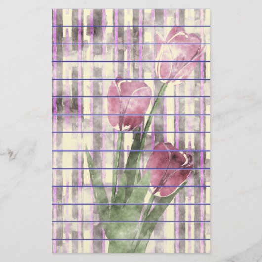 Bloemen Briefpapier (Voorkant)