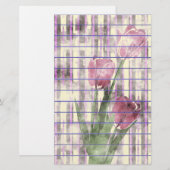 Bloemen Briefpapier (Voorkant / Achterkant)