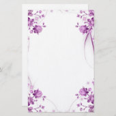 Bloemen Briefpapier (Voorkant / Achterkant)