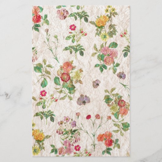 bloemen briefpapier (Voorkant)