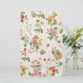 bloemen briefpapier (Staand voorkant)