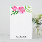 Bloemen Briefpapier (Staand voorkant)