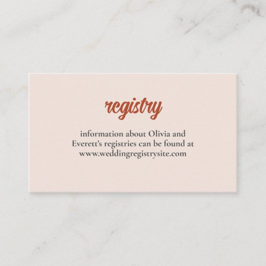 Bloemen Bruids Douche Uitnodiging Insert (Voorkant)