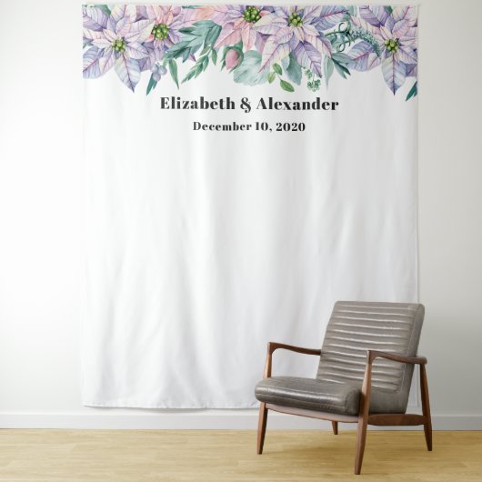 Bloemen bruiloft achtergrond. Tuinbloemen achtergr Wandkleed (In situ)