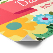 Bloemen Bruiloft Fotolijst Props Poster (Hoek)