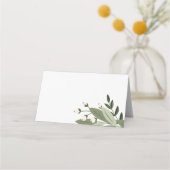 Bloemen bruiloft lente plaats kaarten (Achterkant)