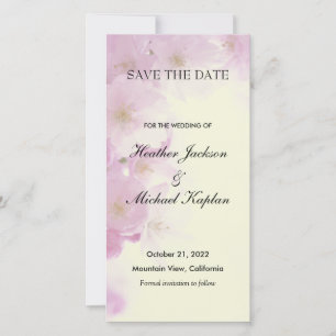 Bloemen Bruiloft Professioneel Minimalist Save The Date