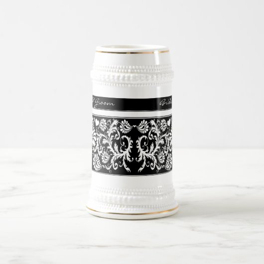  Bloemen Bruiloft Veranderen in elke kleur Bierpul (Center)