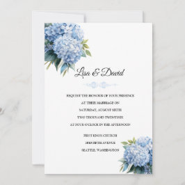 Bloemen Bruiloftsinvatie Kaart
