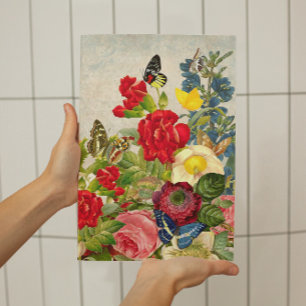  bloemen Butterflies Small Poster