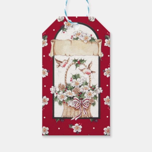 Bloemen Cadeaulabel (Voorkant)