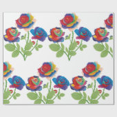  bloemen cadeaupapier (Vlak)