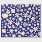 bloemen cadeaupapier (Vlak)