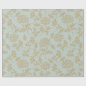 Bloemen cadeaupapier (Vlak)