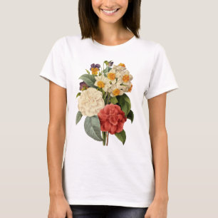 bloemen, Camellias en Narcissus, Redoute T-shirt
