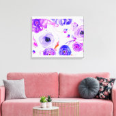 Bloemen Canvas Afdruk (Insitu (Woonkamer))