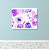 Bloemen Canvas Afdruk (Insitu (Houten vloer))