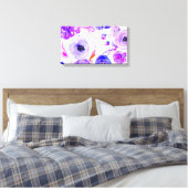 Bloemen Canvas Afdruk (Insitu (Slaapkamer))