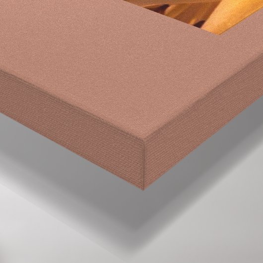 bloemen canvas afdruk (Hoek(Onderkant))