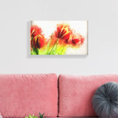 Bloemen Canvas Afdruk (Insitu (Woonkamer))